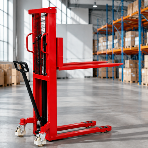 استاکر دستی استاندارد مدرن بالابر - هیدرولیک مخصوص پالتهای یورو و ته باز